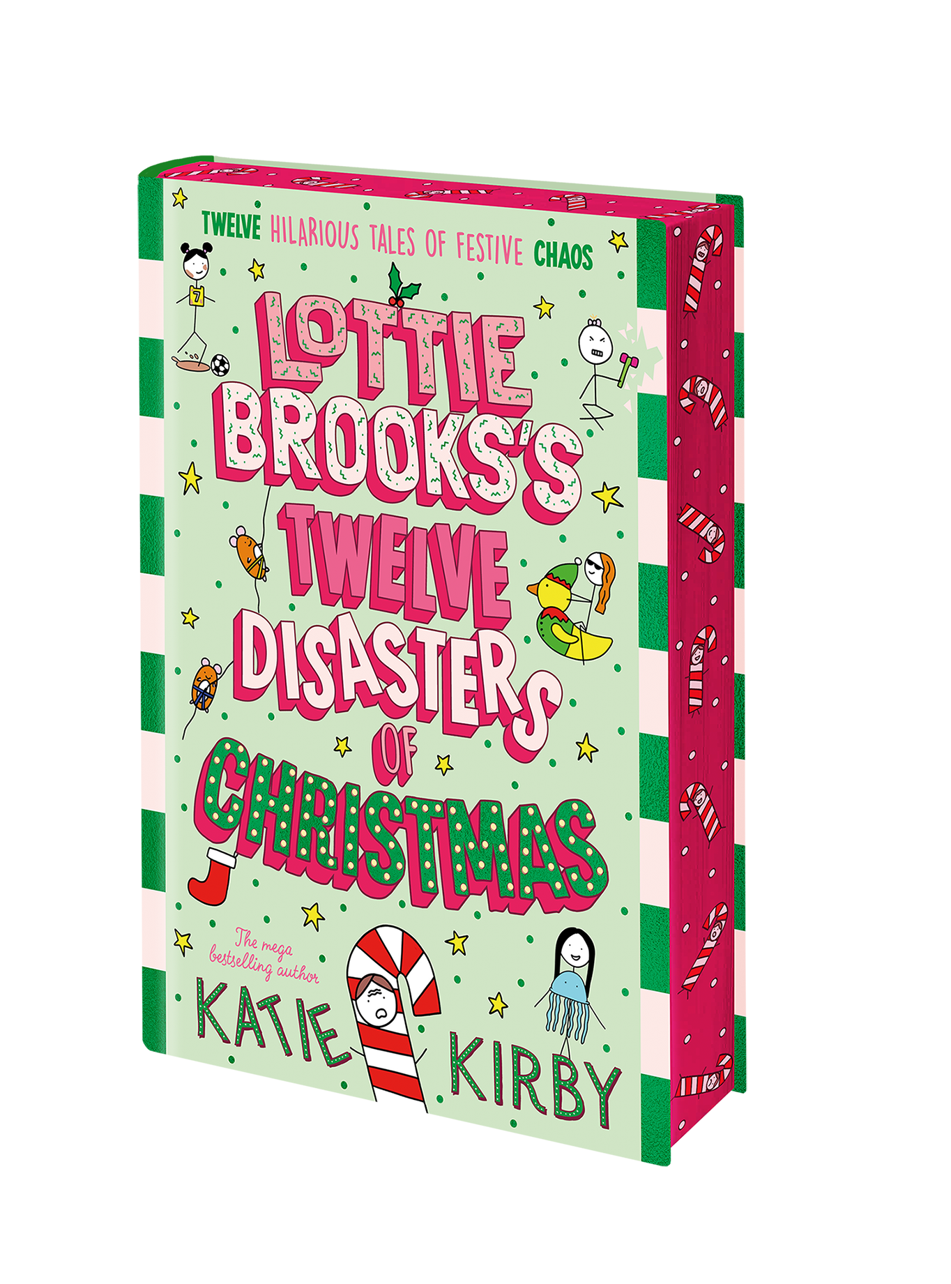 Pre-Order for 8th October 2026: Signed Indie Exclusive copy of Lottie Brooks's Twelve Disasters of Christmas by Katie Kirby