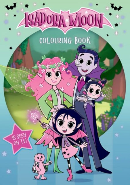 Isadora Moon Colouring Book, packed with colouring and drawing (as seen on TV) - 9781382084819