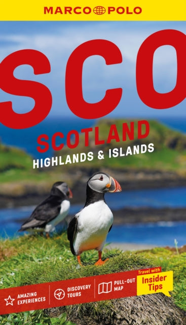 Marco Polo Scotland's Highlands and Islands Pocket Travel Guide : Pull-out Map | Local Knowledge | Covers: Loch Ness, North Coast 500, Isle of Skye and more - 9781917131537