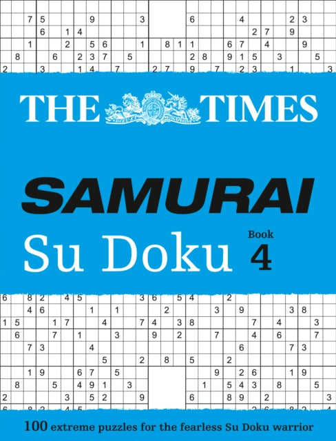 The Times Samurai Su Doku 4 : 100 Challenging Puzzles from the Times-9780008136406