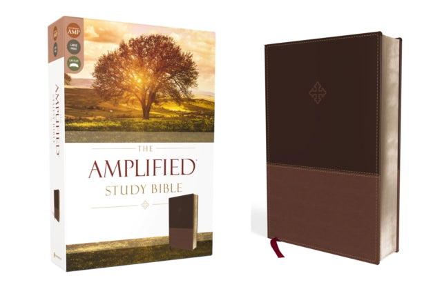 The Amplified Study Bible, Leathersoft, Brown - 9780310440802