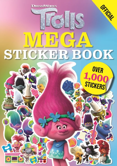 Trolls: Mega Sticker Book - 9781408375877