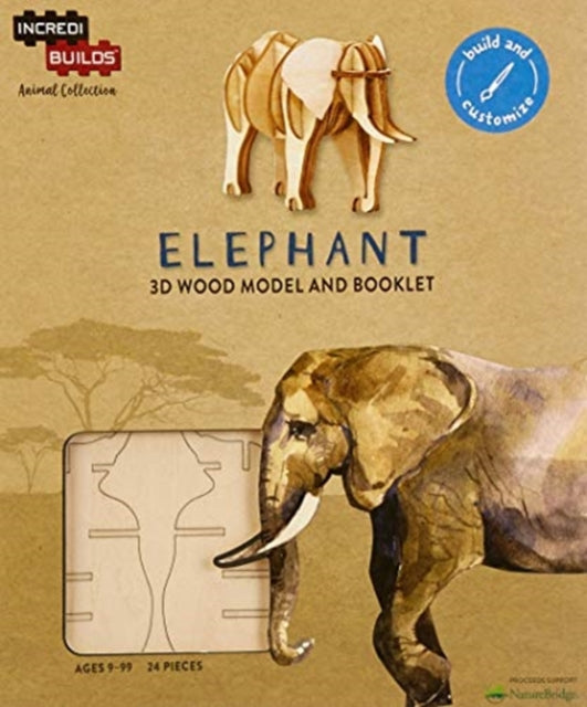 IncrediBuilds Animal Collection: Elephant - 9781682981870