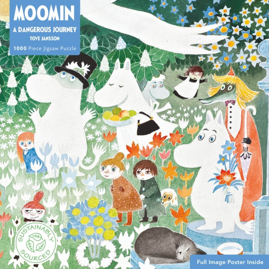 Adult Sustainable Jigsaw Puzzle Moomin: A Dangerous Journey : 1000-pieces. Ethical, Sustainable, Earth-friendly - 9781786646330