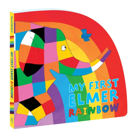 My First Elmer Rainbow : Shaped Board Book - 9781839134784