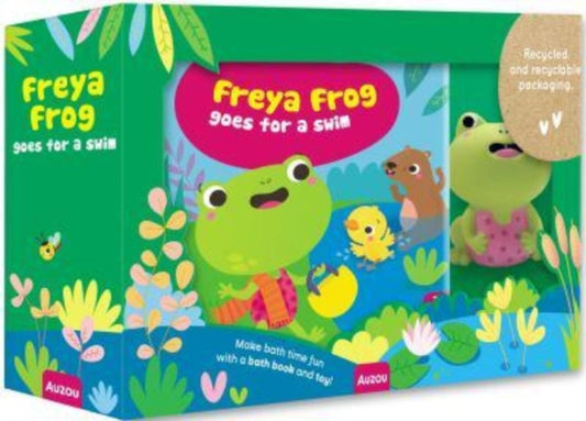 Freya Frog Takes a Bath : My First Bath Book & Toy - 9791039547659